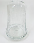 Midcentury etched glass decanter
