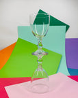MCM clear wine glasses/goblets