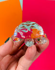 Vintage miniature Swarovski crystal turtle