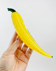 Rare mouth blown studio art glass banana