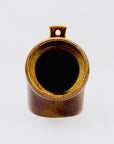 1960s Suffolk Wattlefield brown pottery coffee/tea set