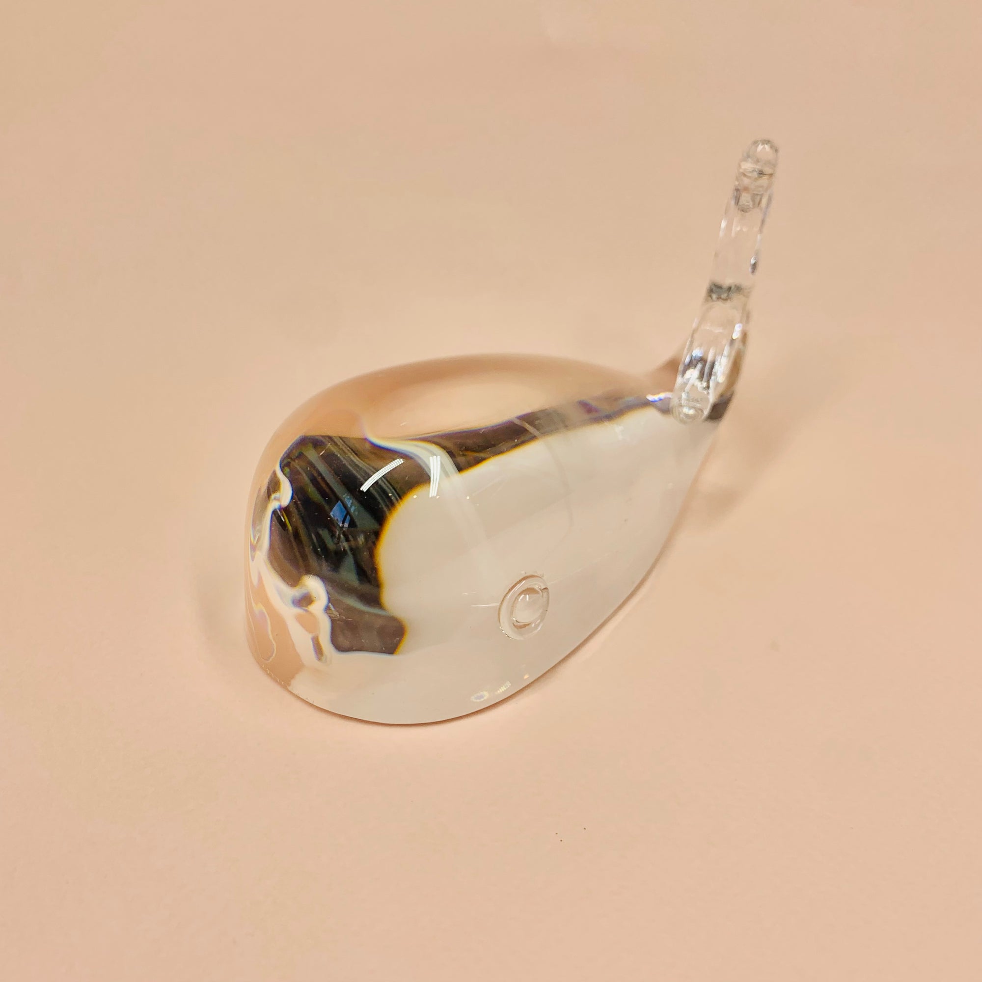 VINTAGE STEUBEN CRYSTAL WHALE