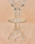 Antique Stuart short stem crystal wine glasses