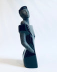 Large 1980s Lindsey B. style porcelain statute