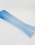 MCM hand made blue satin glass vase