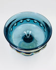 ANTIQUE CARNIVAL GLASS COMPORT
