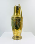 Vintage Dutch Daalderop brass vase with handles