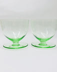 MCM harlequin glass coupe/dessert bowls