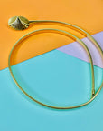 Rare 1970s gold plated Bijoux mesh hook belt