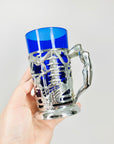 NUDE SLEEVES COBALT BLUE GLASSES