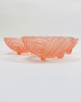 Antique Art Deco colour flashed glass small/dessert bowl
