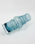 1960s FINNISH BLUE GLASS HOOP VASE BY TAMARA ALADIN FOR RIIHIMAEN LASI