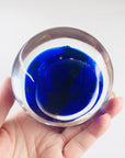 Space Age Murano cosmic glass paperweight