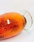 Vintage mouth blown art glass Outback series vase by Australian artist Eamonn Vereker