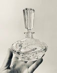 VINTAGE CUT CRYSTAL PERFUME BOTTLE