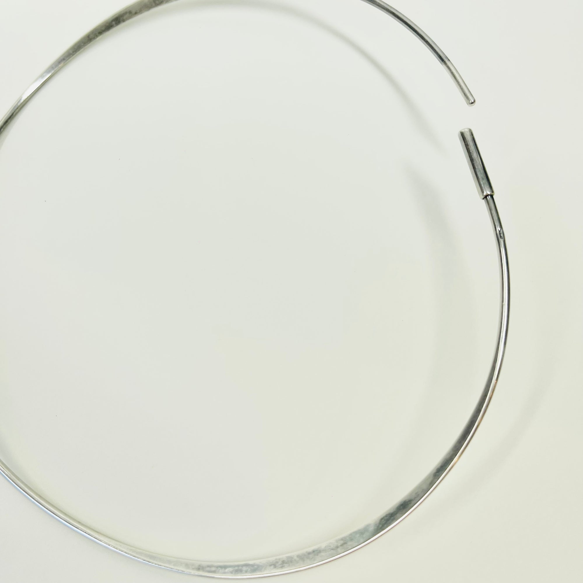 1960s STERLING SILVER MOUNTAIN STREAM PENDANT NECKLACE BY FINNISH MASTER ELIS KAUPPI