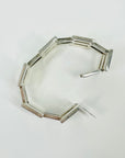 SIGNED 1990s TOM FORD GUCCI STERLING SILVER FANCY LINKS BRACELET