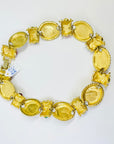 1980s MUGHAL STYLE TUTTI FRUITTI LINKS NECKLACE