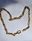 1970s CELINE TRIOMPHE LINKS CHAIN NECKLACE/BELT