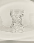 1970s ICE GLASS DESSERT BOWL