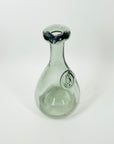 1950s HOLMEGAARD VIKING KING MEDALLION GREY GLASS CARAFE
