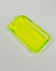 ART DECO URANIUM GLASS NUDE PIN DISH/ASHTRAY