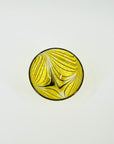 1989 SIGNED HETA LAGAAMBER TORTOISE ART GLASS FOOTED MINI BOWL
