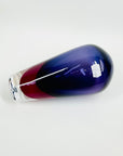 1990s HAZE PURPLE PINK SOMMERSO GLASS VASE BY ERICA LAGERBIELKE FOR KOSTA BODA