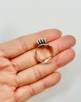 1960s FINNISH BRUTALIST SILVER RING