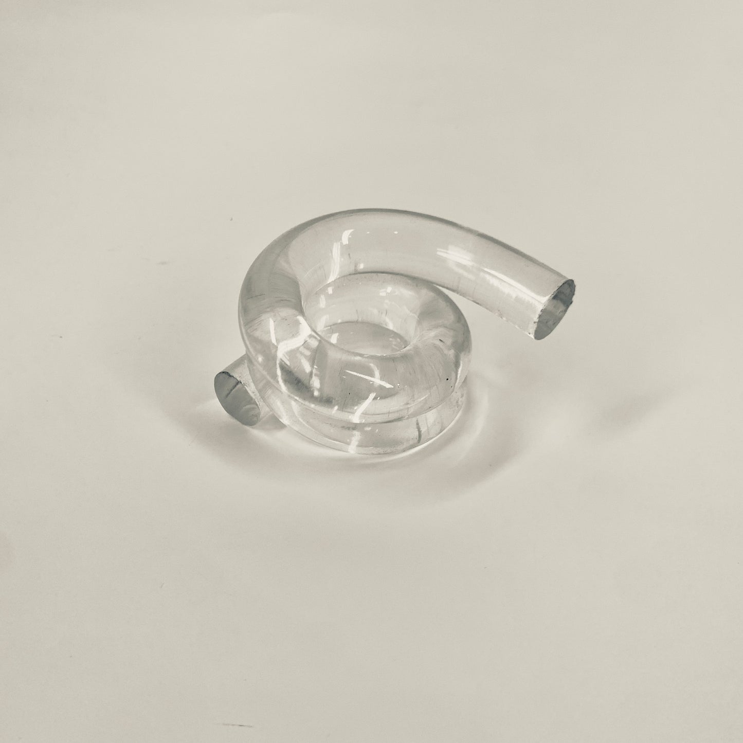 MCM MINI LUCITE KNOT SCULPTURE