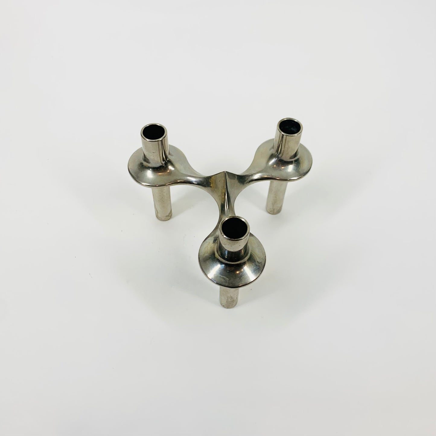 60s STOFF NAGEL BRUTALIST CANDLE HOLDER (67 BRASS)