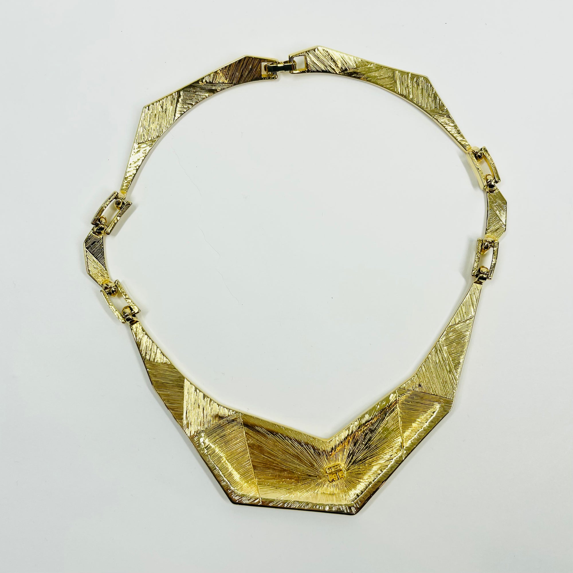 1970s BARCS CORAL ORANGE ENAMEL NECKLACE SUITE