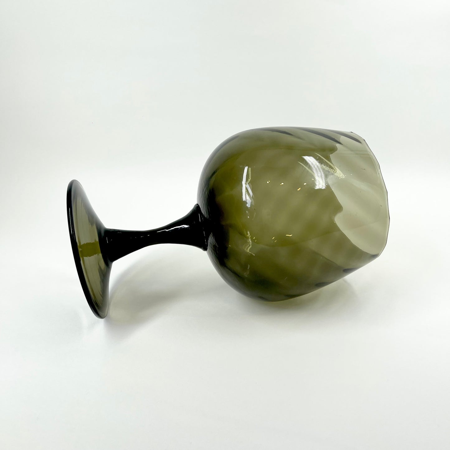 1950s GREY VASE/BRANDY BALLOON