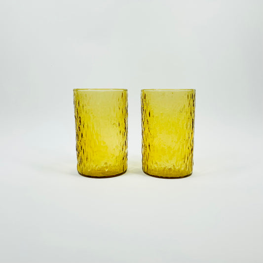 AMBER BARK TUMBLER GLASSES