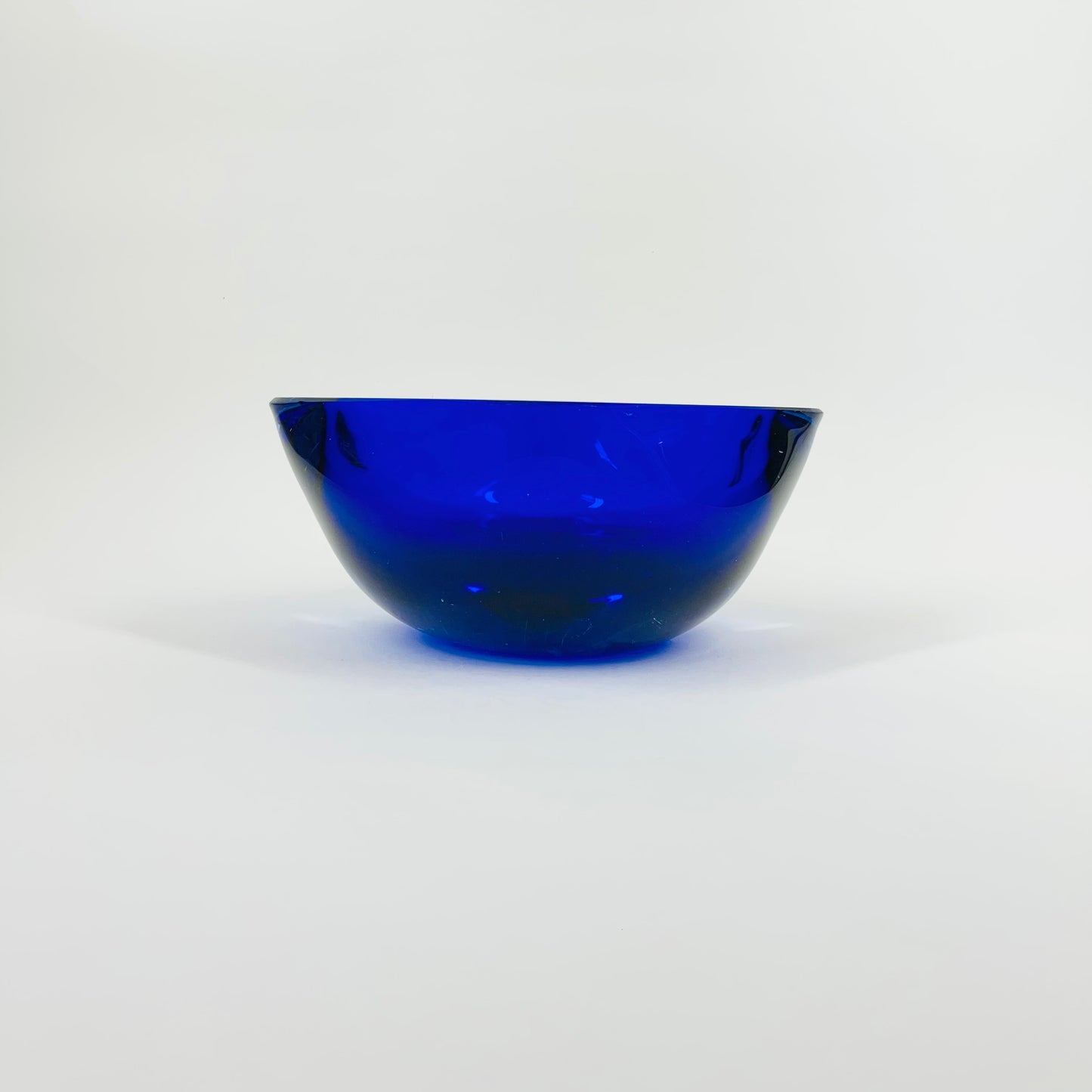 1950s COBALT BLUE MURANO SOMMERSO GLASS BOWL