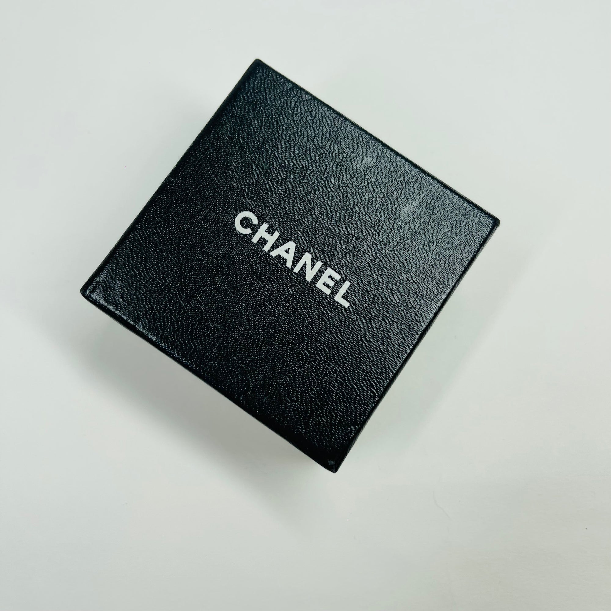 1980s CHANEL QUILTED GOLD LOGO BUTTON CLIP ON EARRINGS