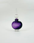 1980s AUSTRALIAN PURPLE ART GLASS PERFUME BOTTLE