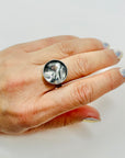 1960s FINNISH BRUTALIST SILVER RING