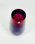 1990s HAZE PURPLE PINK SOMMERSO GLASS VASE BY ERICA LAGERBIELKE FOR KOSTA BODA