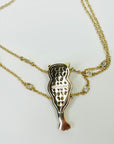Y2K ROBERTO CAVALLI BLACK ENAMEL PANTHER NECKLACE