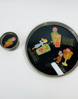 1950s DRINKS TRAY WITH MATCHING COASTERS