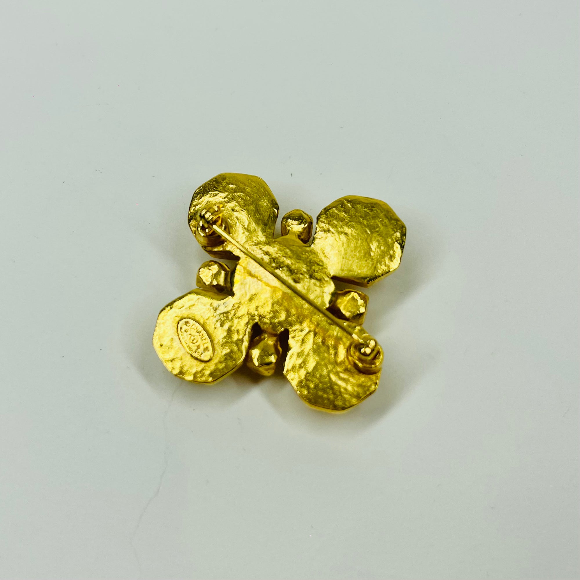 1997 CHANEL CROSS BROOCH