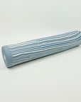VINTAGE JAPANESE BLUE STRIPES PORCELAIN IKEBANA VASE
