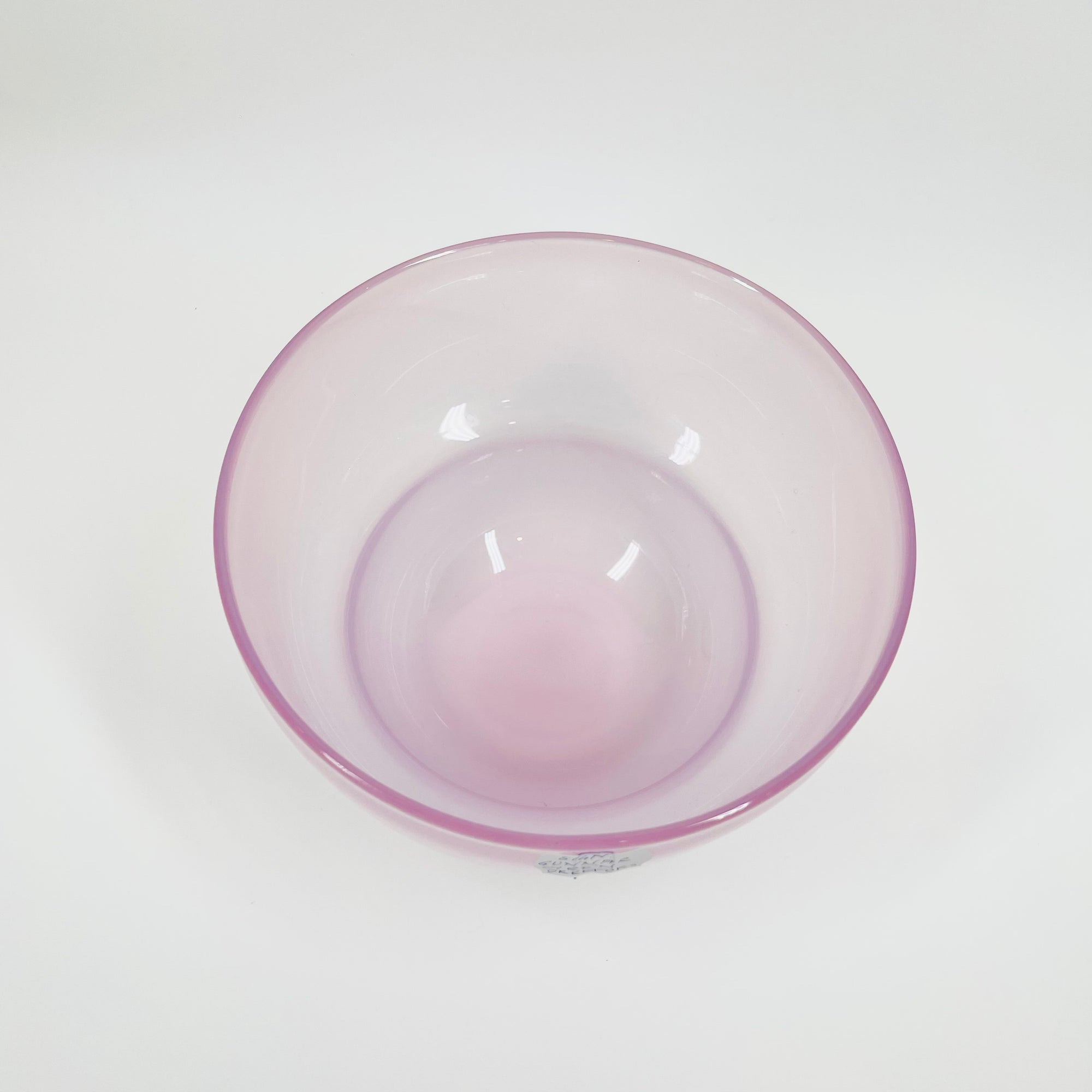 1960s COLOUR OPALESCENT GLASS BOWL BY GUNNAR CYREN FOR ORREFORS