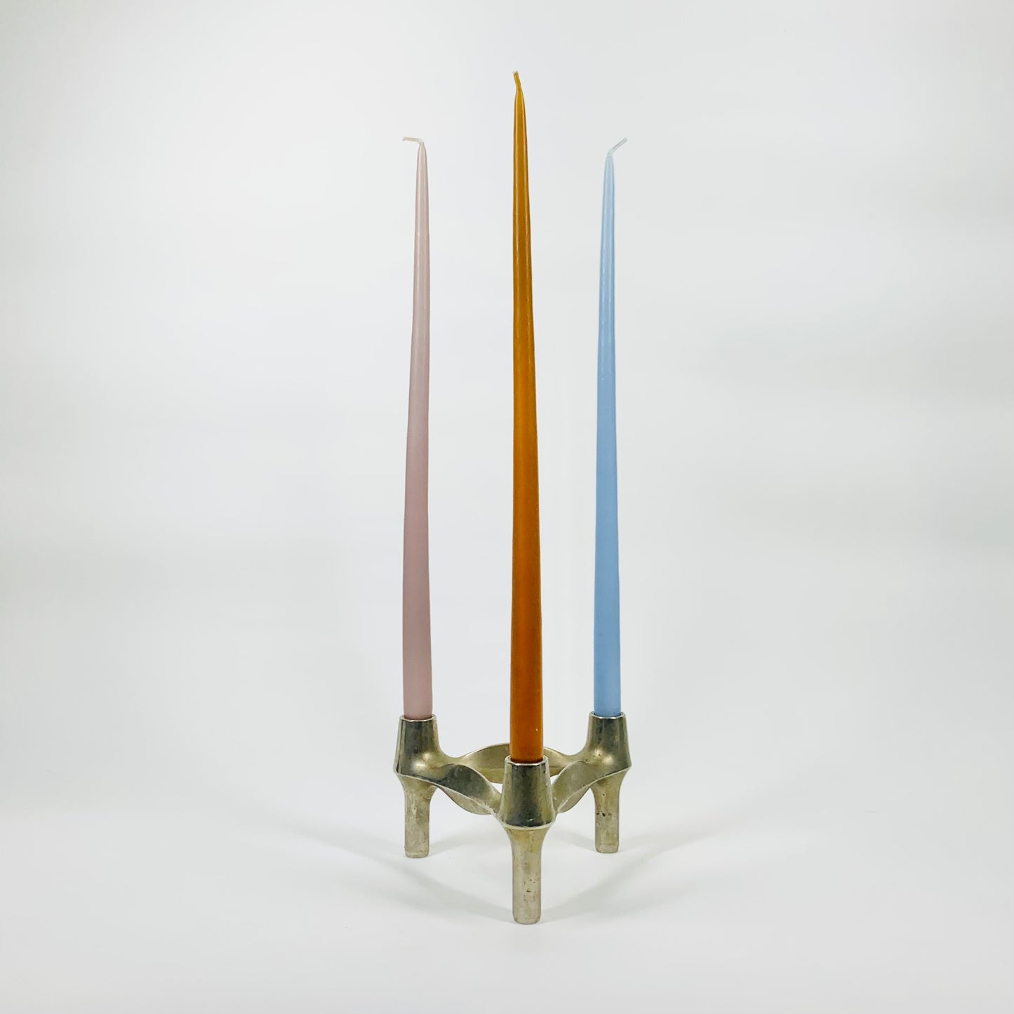 60s STOFF NAGEL BRUTALIST CANDLE HOLDER (WIDE)