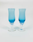 TURQUOISE SHOT/LIQUEUR GLASSES
