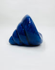 1970s COBALT BLUE POTTERY SHELL