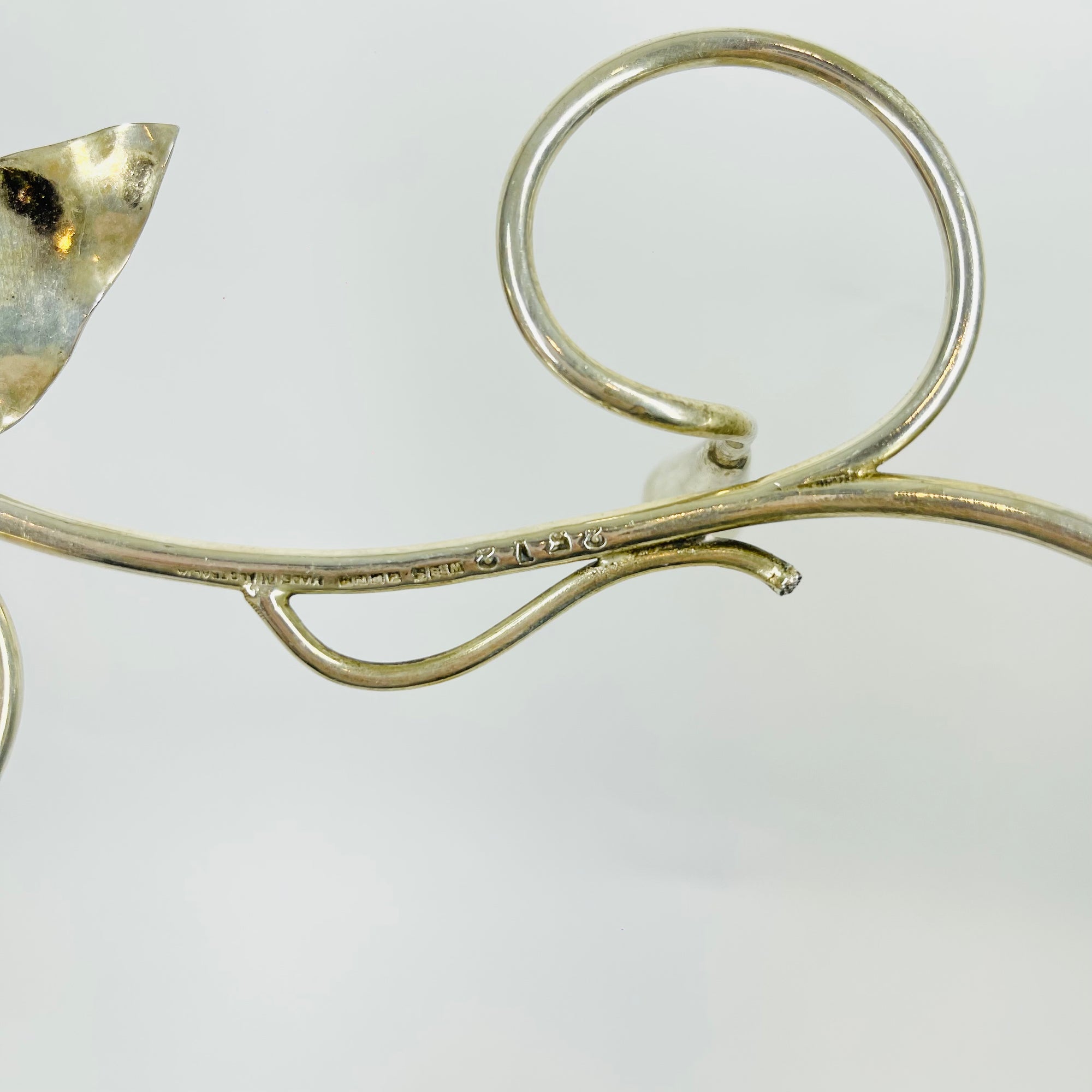 ANTIQUE ART NOUVEAU HARDY BROTHERS SILVER PLATED EPERGNE VASE/CANDLE HOLDER