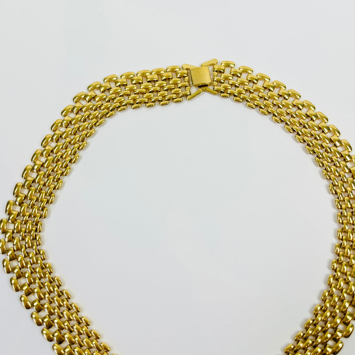 1980s PANTHERE LINKS NECKLACE SUITE