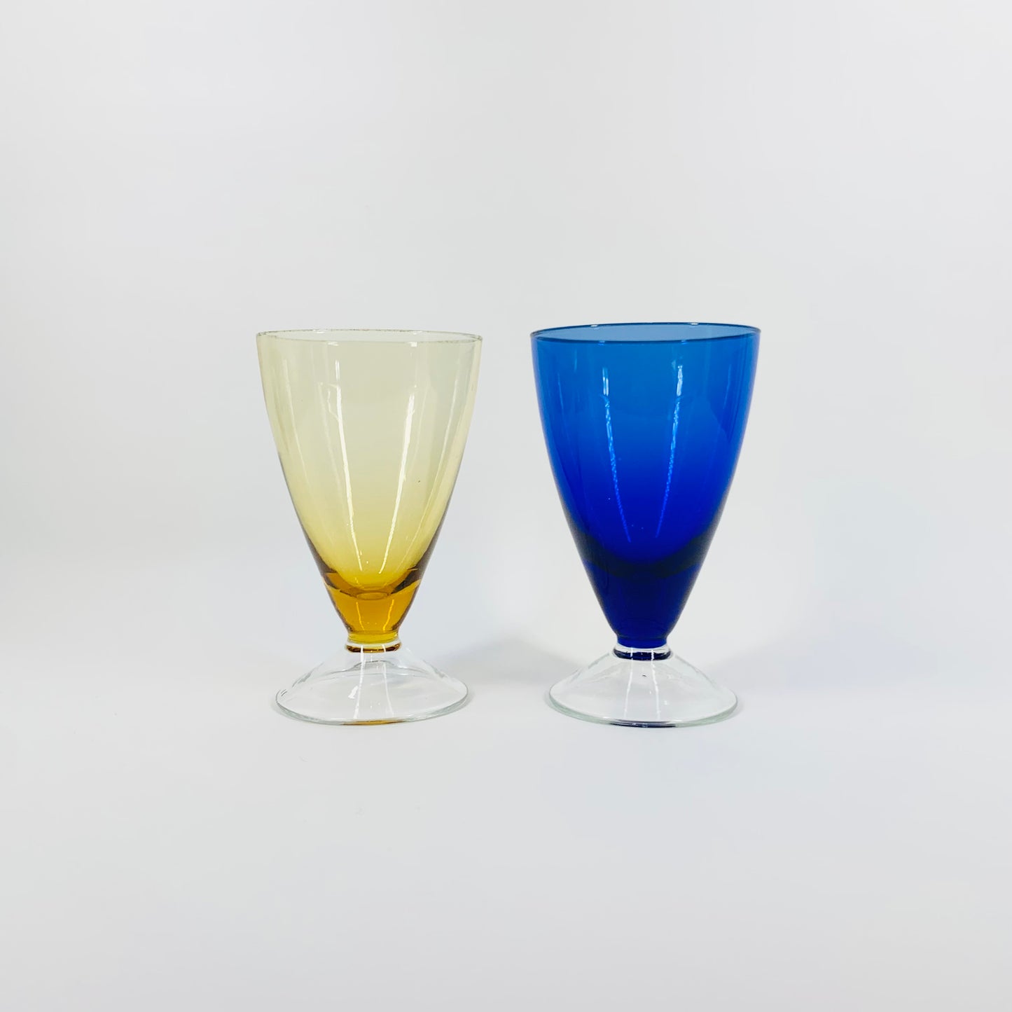 MIDCENTURYY HARLEQUIN WINE/COCKTAIL GLASSES